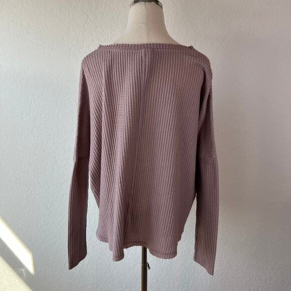 Urban Outfitters Out From Under Oversized Button Up Cardigan size Medium Purple - Picture 9 of 9